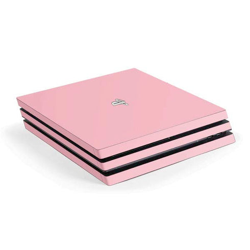 Light Pink PS4 Pro Console Skin