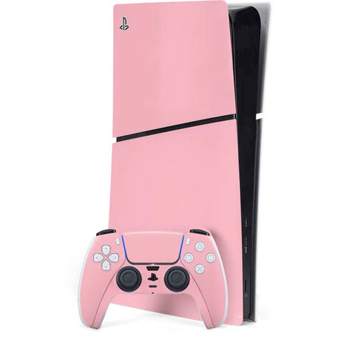 Light Pink PS5 Slim Digital Edition Console Skin
