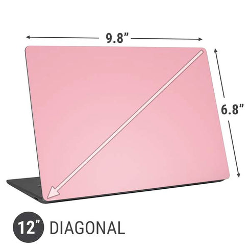 Light Pink Universal Laptop 12in (9.8 x 6.8in) Skin