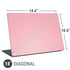 Light Pink Universal Laptop 18in (14.6 x 10.6in) Skin