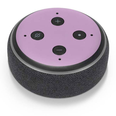 Lilac Solid Amazon Echo Dot Skin