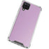 Lilac Solid Galaxy A12 Clear Case