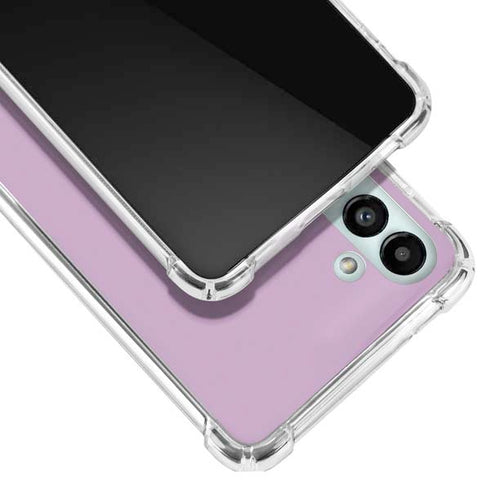 Lilac Solid Galaxy A13 5G Clear Case