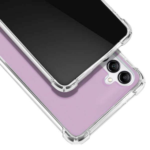 Lilac Solid Galaxy A14 5G Clear Case