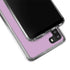 Lilac Solid Galaxy A21 Clear Case
