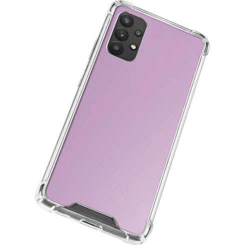 Lilac Solid Galaxy A32 5G Clear Case
