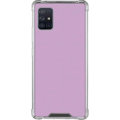 Lilac Solid Galaxy A51 5G Clear Case