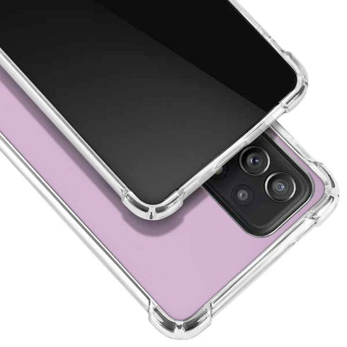 Lilac Solid Galaxy A52 5G Clear Case