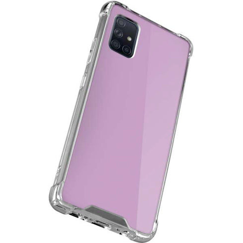 Lilac Solid Galaxy A71 5G Clear Case