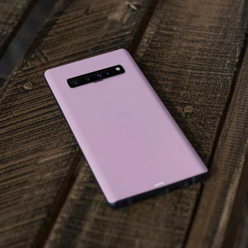 Lilac Solid Galaxy S10 Skin