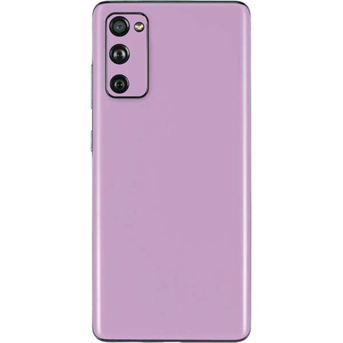 Lilac Solid Galaxy S20 Fan Edition Skin
