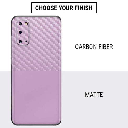 Lilac Solid Galaxy S20 Skin