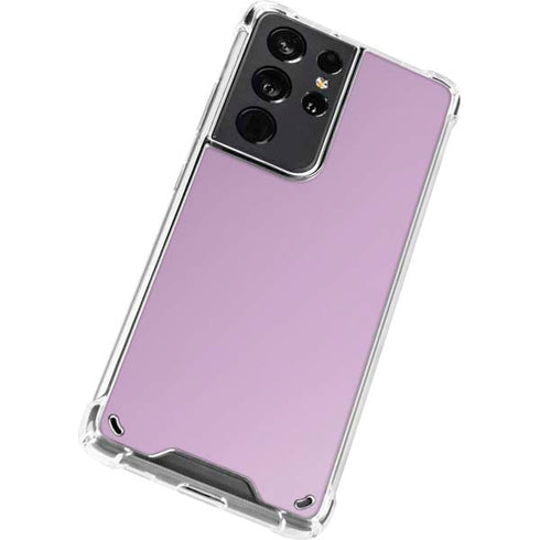 Lilac Solid Galaxy S21 Ultra 5G Clear Case