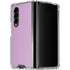 Lilac Solid Galaxy Z Fold4 5G Clear Case