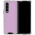 Lilac Solid Galaxy Z Fold4 5G Clear Case