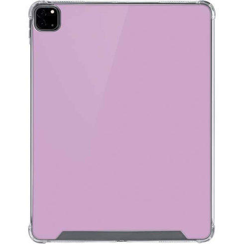 Lilac Solid iPad Pro 12.9in (2020) Clear Case