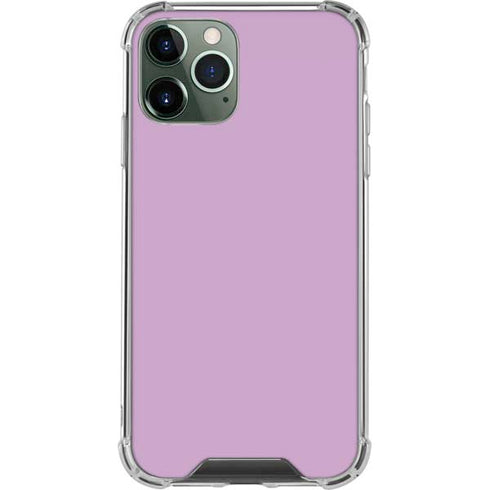 Lilac Solid iPhone 12 Pro Clear Case