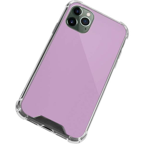 Lilac Solid iPhone 12 Pro Clear Case