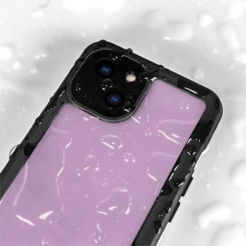 Lilac Solid iPhone 13 Mini Waterproof Case