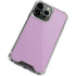 Lilac Solid iPhone 13 Pro Clear Case