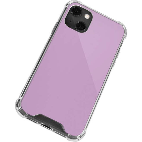 Lilac Solid iPhone 14 Plus Clear Case