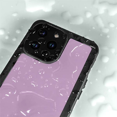 Lilac Solid iPhone 14 Pro Max Waterproof Case