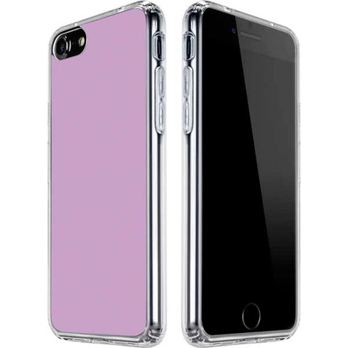 Lilac Solid iPhone SE (2nd & 3rd Gen) Clear Case