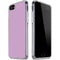 Lilac Solid iPhone SE (2nd & 3rd Gen) Clear Case