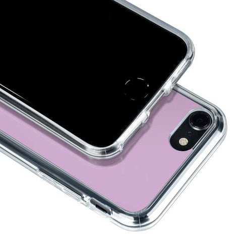 Lilac Solid iPhone SE (2nd & 3rd Gen) Clear Case