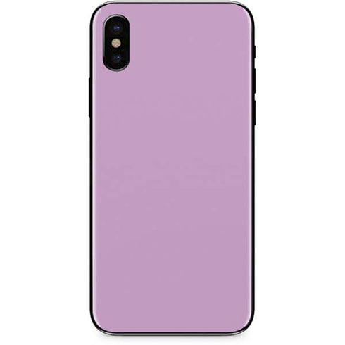 Lilac Solid iPhone X Skin