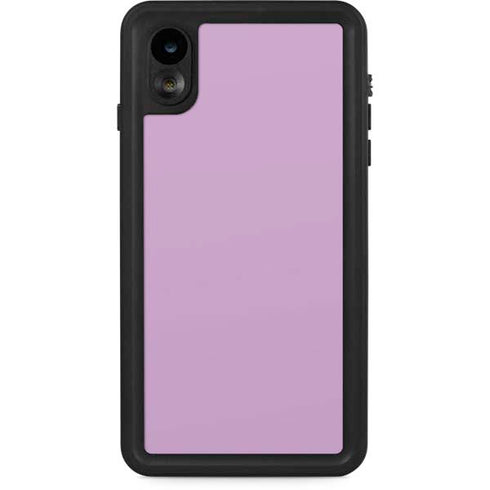 Lilac Solid iPhone XR Waterproof Case