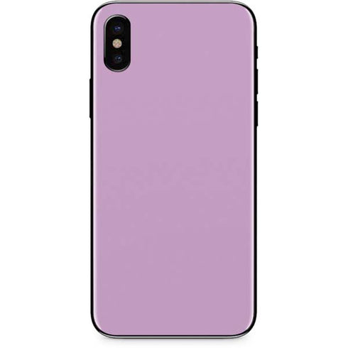 Lilac Solid iPhone XS Skin