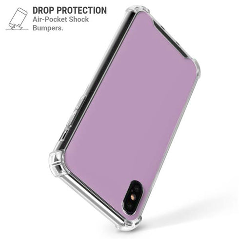 Lilac iPhone XS Max Clear Case