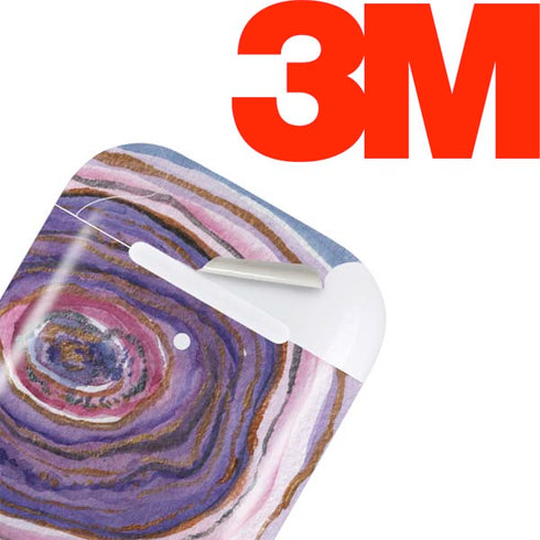 Lilac Watercolor Geode Apple AirPods Skin