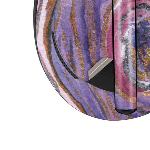 Lilac Watercolor Geode Bose Noise Cancelling Headphones 700 Skin