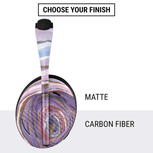 Lilac Watercolor Geode Bose Noise Cancelling Headphones 700 Skin