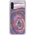 Lilac Watercolor Geode Galaxy A10e Clear Case