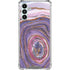 Lilac Watercolor Geode Galaxy A13 5G Clear Case