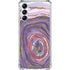 Lilac Watercolor Geode Galaxy A15 5G Clear Case