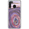 Lilac Watercolor Geode Galaxy A21 Clear Case