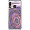 Lilac Watercolor Geode Galaxy A30 Clear Case