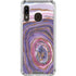 Lilac Watercolor Geode Galaxy A30 Clear Case