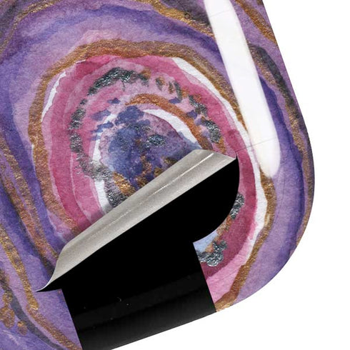 Lilac Watercolor Geode Galaxy Buds Pro Skin