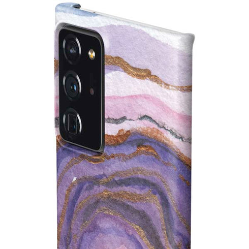 Lilac Watercolor Geode Galaxy Note20 Ultra 5G Lite Case