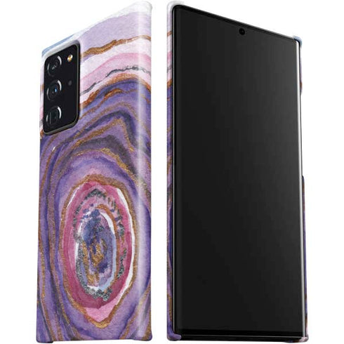 Lilac Watercolor Geode Galaxy Note20 Ultra 5G Lite Case