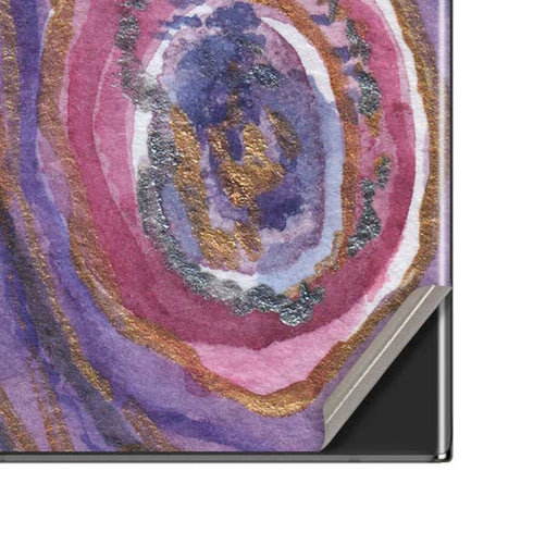 Lilac Watercolor Geode Galaxy Note20 Ultra 5G Skin