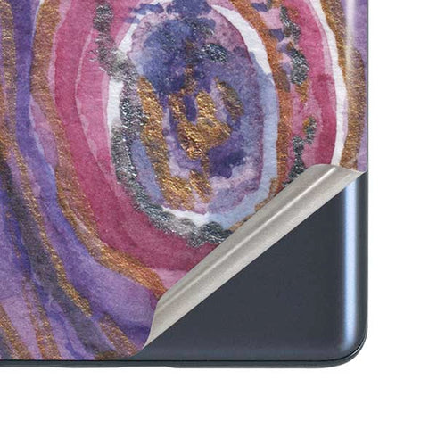 Lilac Watercolor Geode Galaxy S20 Fan Edition Skin