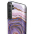 Lilac Watercolor Geode Galaxy S21 FE Pro Case