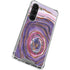 Lilac Watercolor Geode Galaxy S23 Clear Case