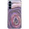 Lilac Watercolor Geode Galaxy S24 Clear Case